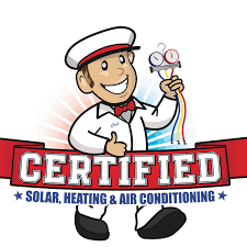 Certified Solar, Heating & Air Conditioning Logo