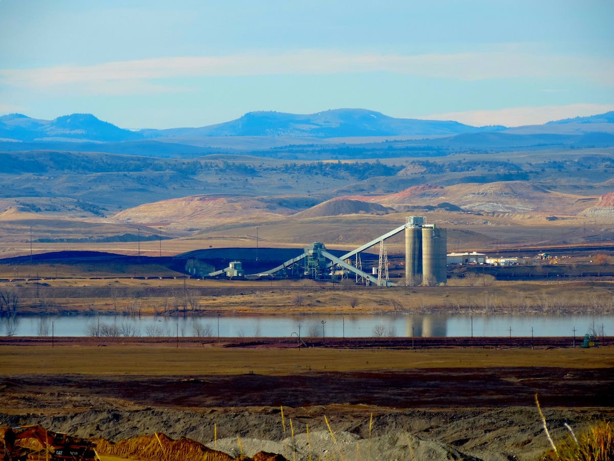 The Decker Coal Mine on publicly owned land in the Powder River Basin in Decker, Montana