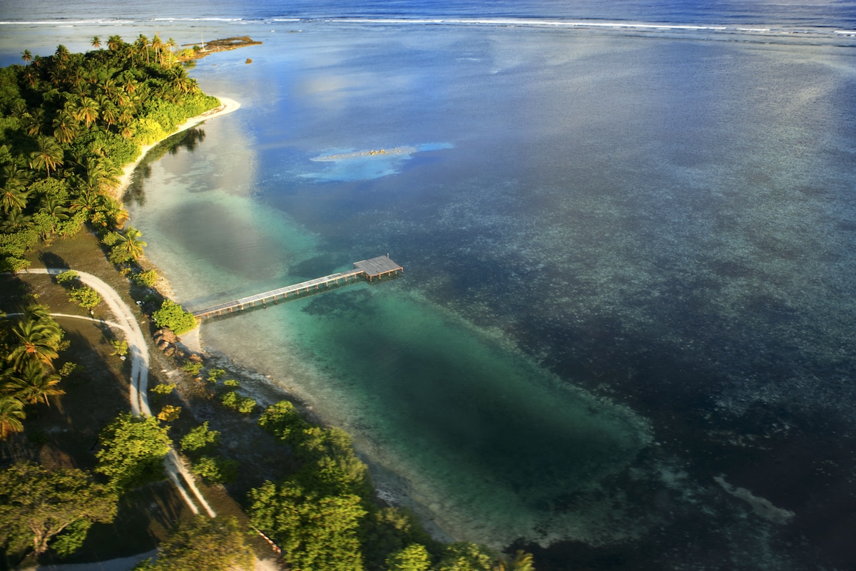 The Maldives islands in the Indian Ocean are especially vulnerable to climate change and sea level rise