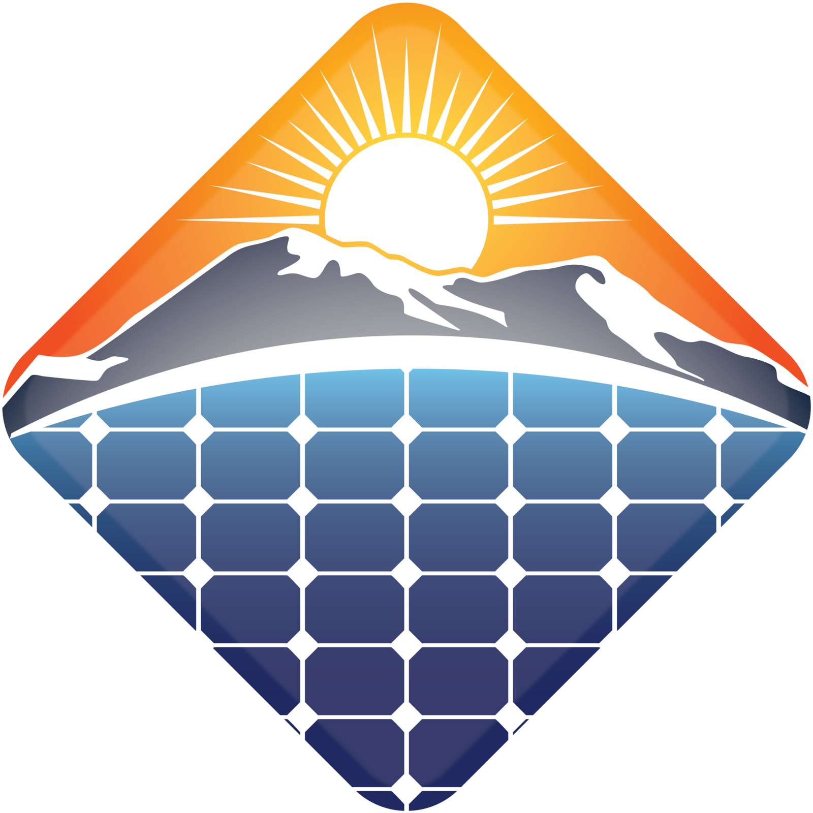 SolPower - A Valley Electric Company Logo